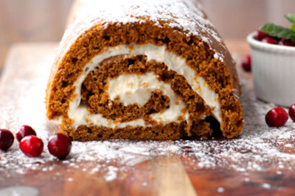 Gingerbread Pumpkin Roll