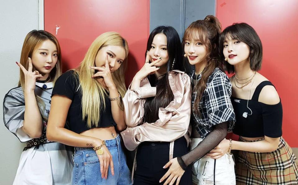 <p>韓國人氣女團 EXID</p> <cite>@exidofficial - Instagram</cite>