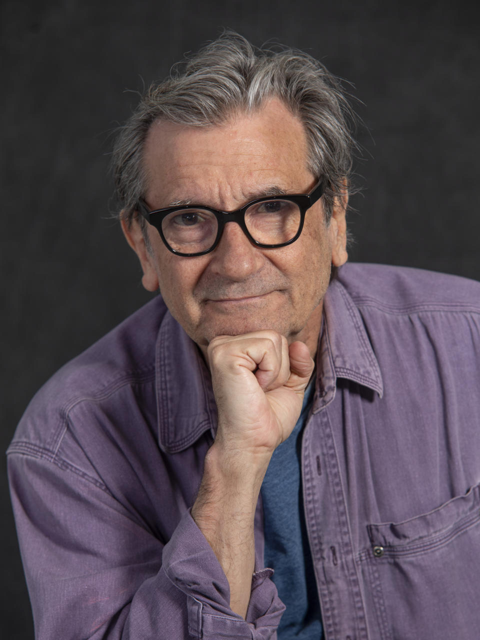 Griffin Dunne poses for a portrait in New York on May 30, 2024, to promote his book "The Friday Afternoon Club." (Photo by Andy Kropa/Invision/AP)