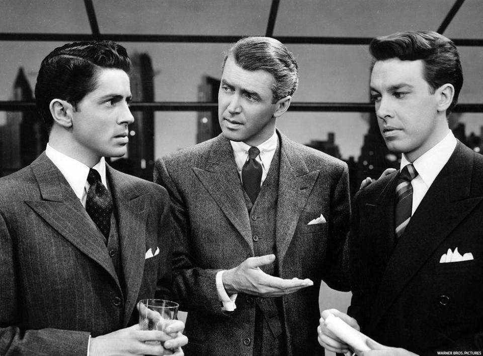 Farley Granger, James Stewart, and John Dall