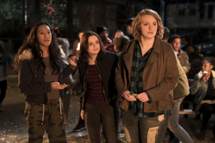 Sydney Park, Joey King, and Shannon Purser in ‘Wish Upon’ (Photo: Steve Wilkie / Broad Green Pictures)