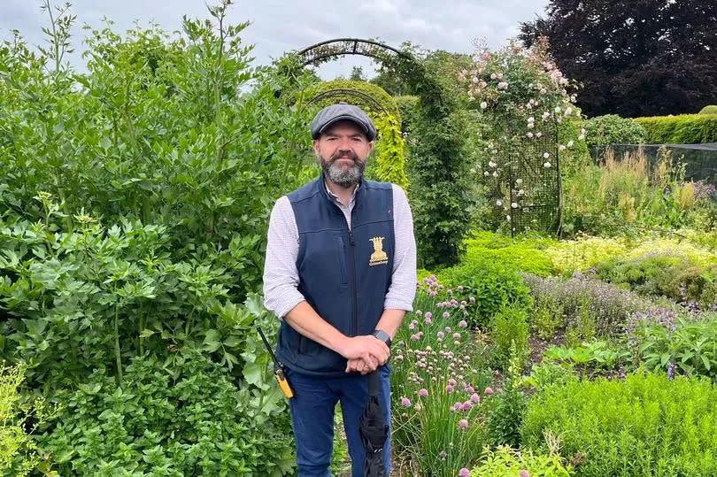 Jim Handley, head of gardens and landscape a Grimsthorpe Castle