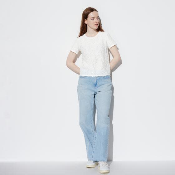 UNIQLO Women's Wide Straight Jeans