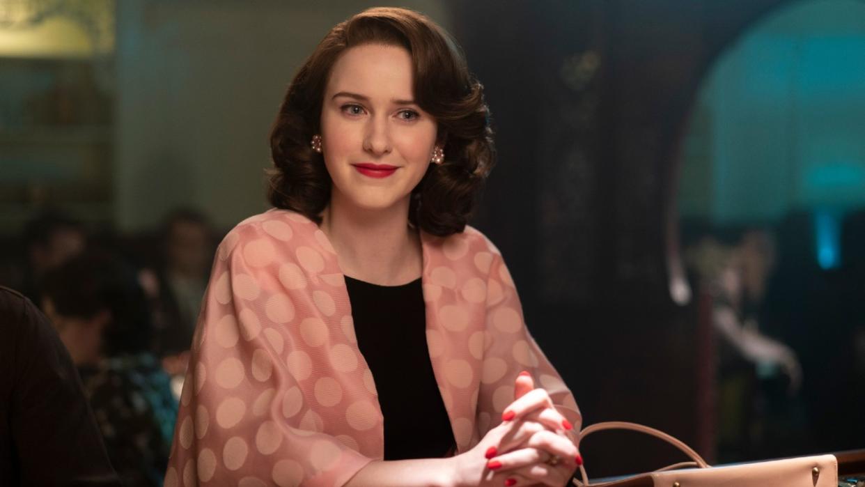  Rachel Brosnahan on The Marvelous Mrs. Maisel 