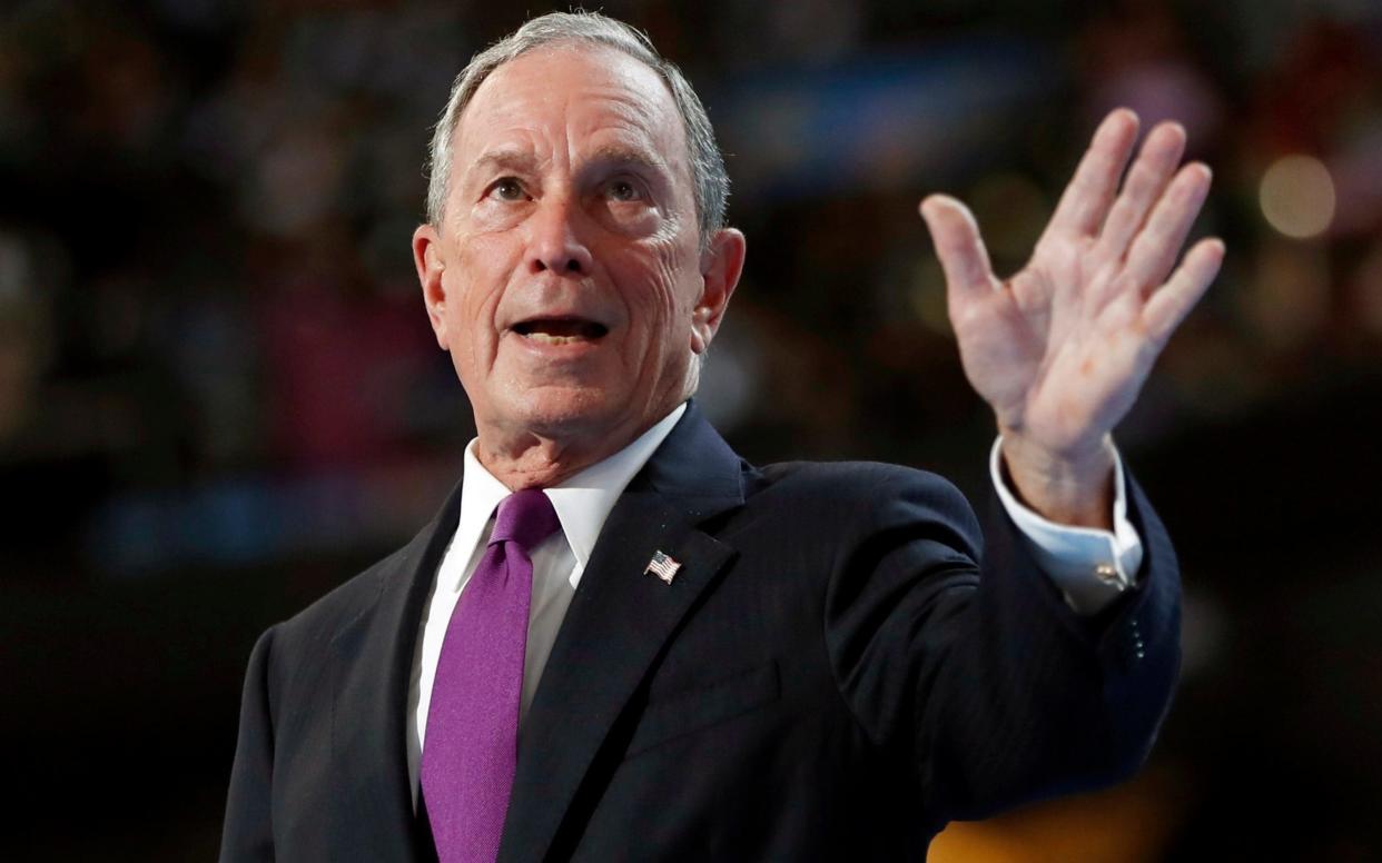 Michael Bloomberg had widely been tipped to run for the White House in 2020 - AP