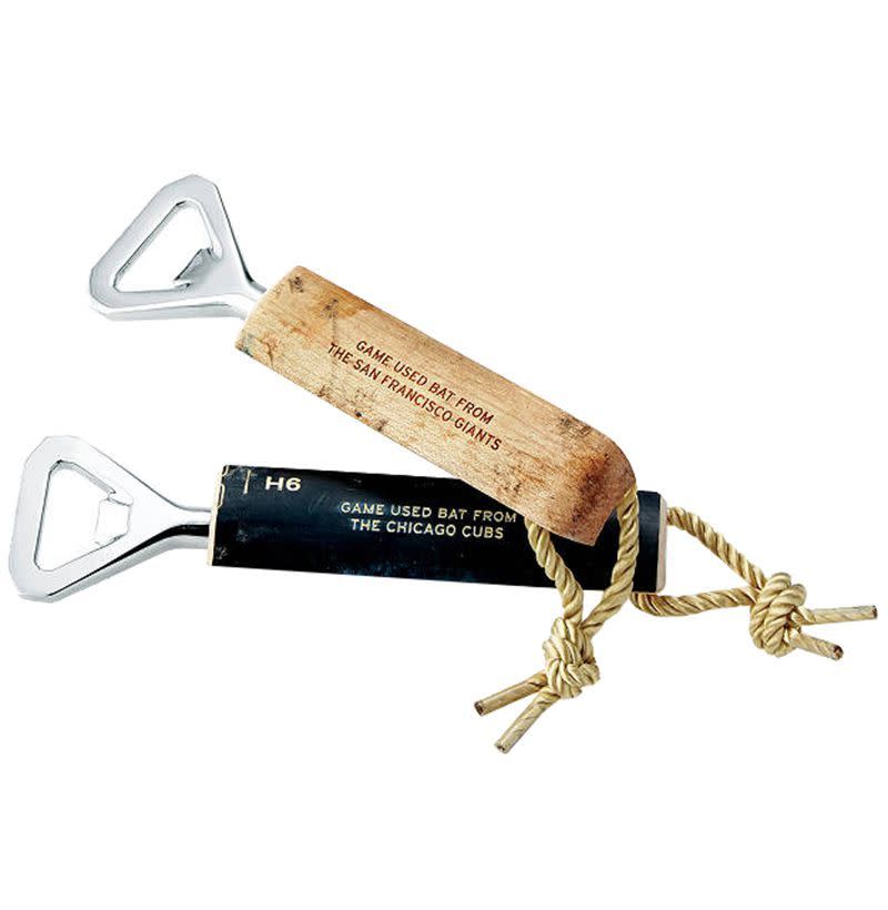 MLB Used Baseball Bat Bottle Openers