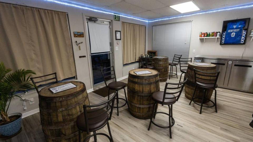 The interior bar space of the Sterling MicroBrew bar and brewery in Mt. Sterling. January 25, 2024.