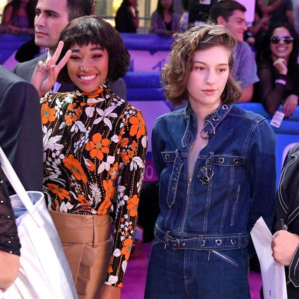 Amandla Stenberg and King Princess.