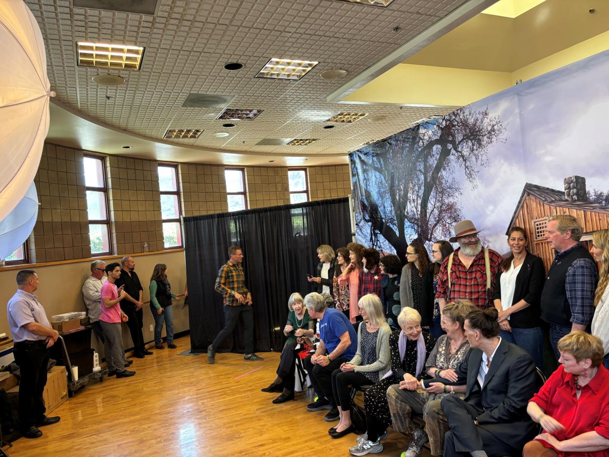 Fans paid to have their photos taken with the cast of "Little House on the Prairie." Many cast members hadn't seen each other in decades and spent lots of time catching up.