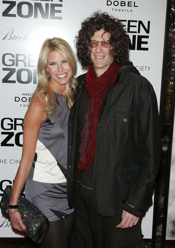 Green Zone NY Premiere 2010 Beth Ostrosky Stern Howard Stern