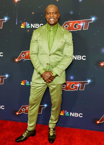 <p>Kevin Winter/Getty</p> Terry Crews attends the red carpet for "America's Got Talent" season 18 live show at Hotel Dena on August 29, 2023 in Pasadena, California.