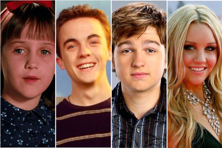 Mara Wilson, Frankie Muniz, Angus T. Jones y Amanda Bynes, caras que se hicieron conocidas y después se alejaron de los sets