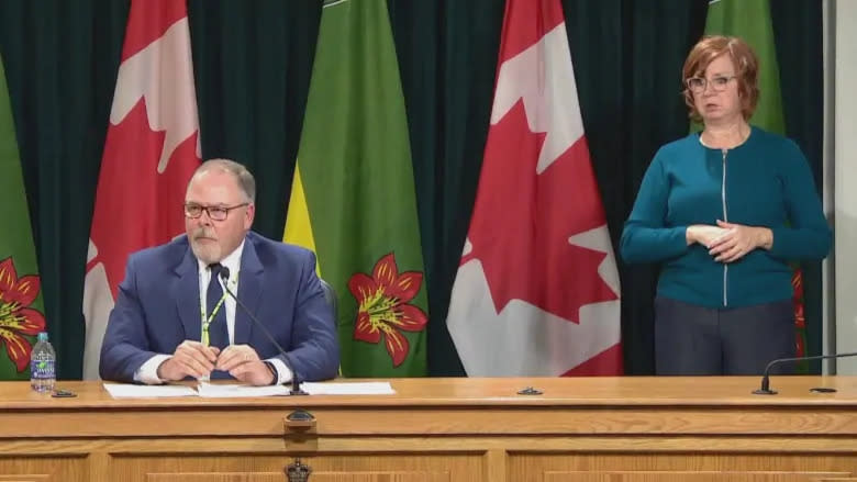 Saskatchewan Health Authority CEO Scott Livingstone and Saskatchewan’s Chief Medical Health Officer Dr. Saqib Shahab will provide an update on the province's COVID-19 situation Thursday afternoon. (CBC)