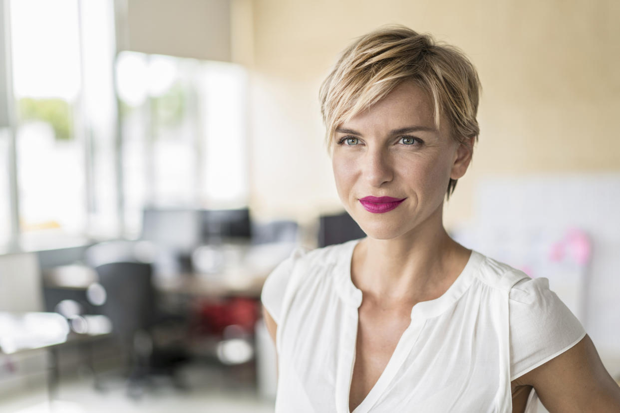 Portrait of businesswoman in office