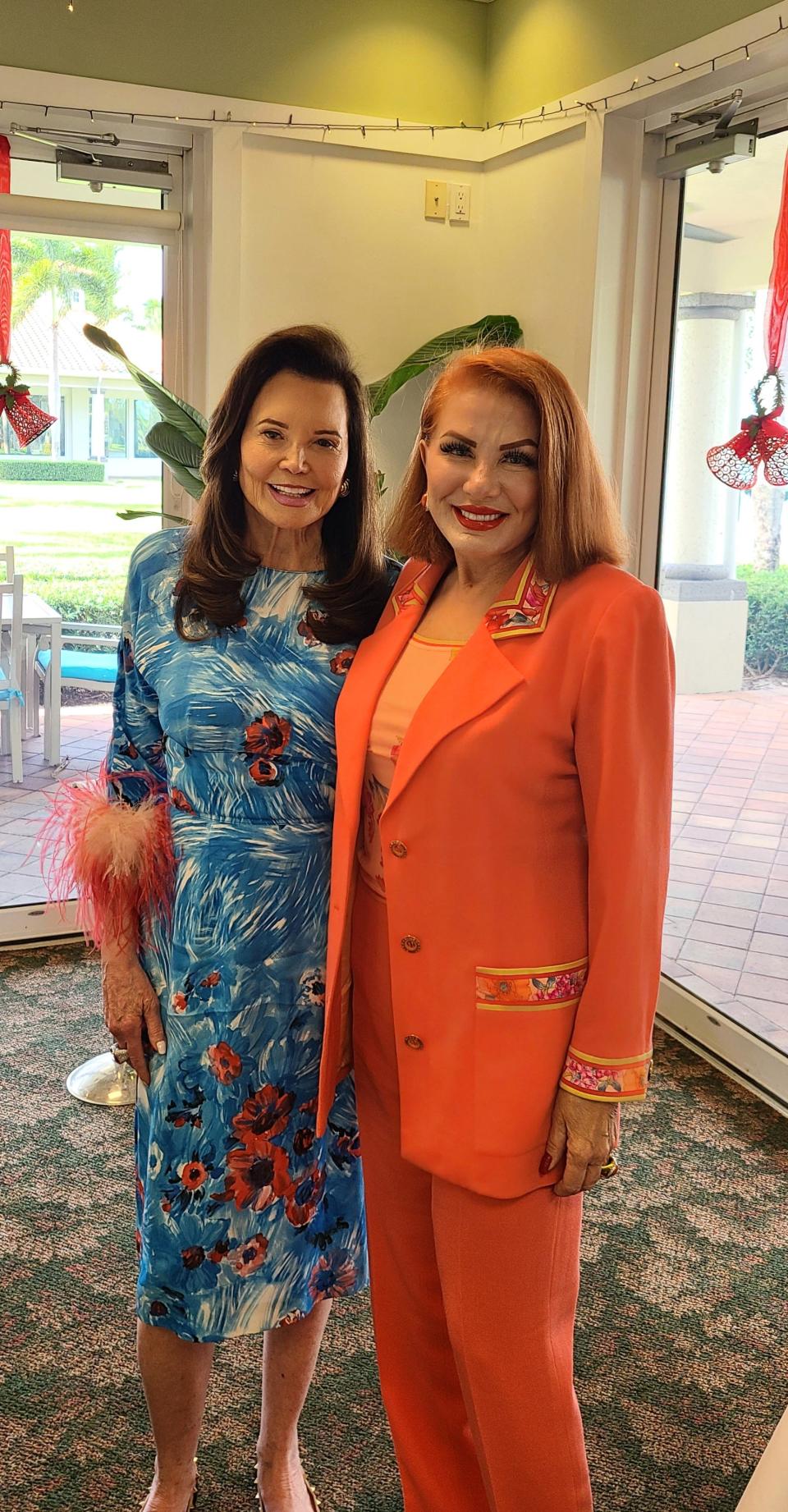 Southern Charm's Pat Altschul and Ambassador Georgette Mosbacher at Casa Cotzelli.
