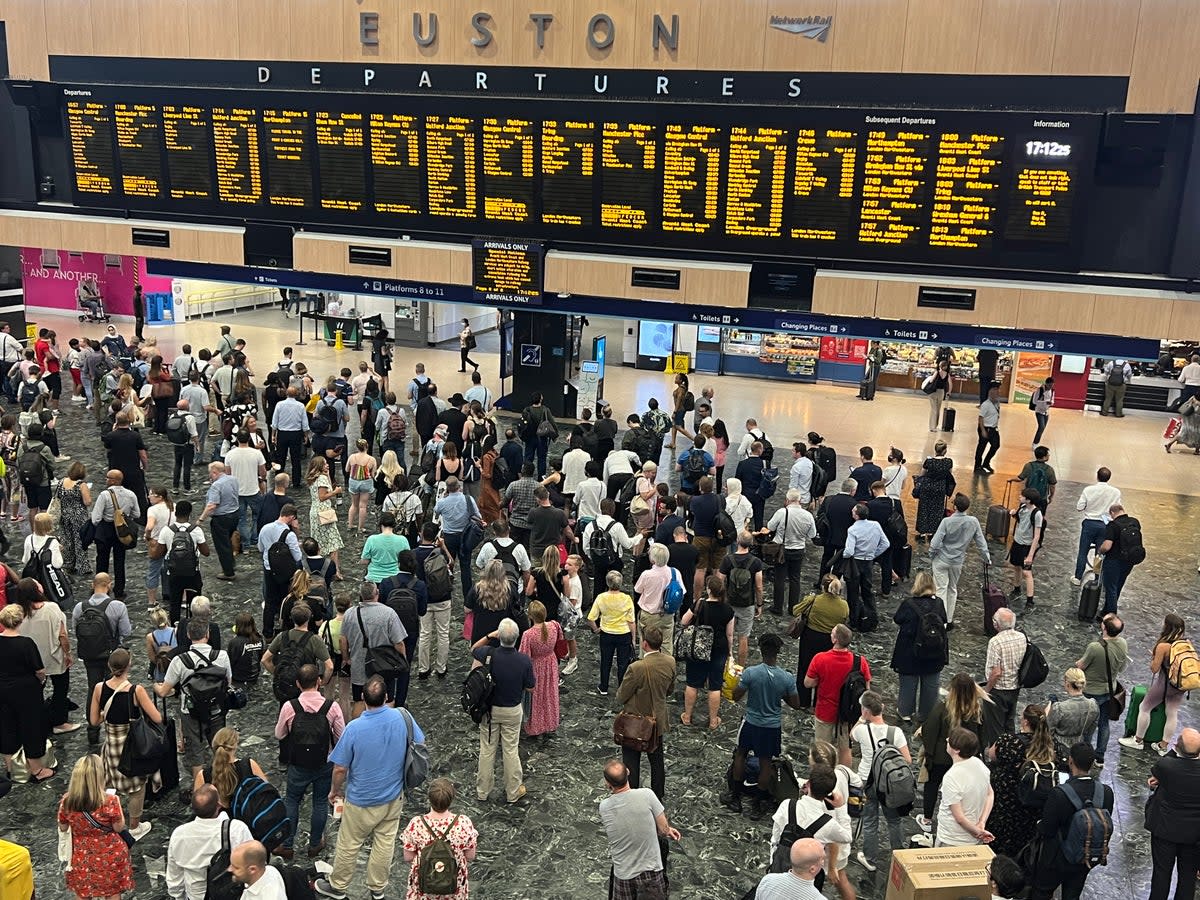 In demand: rush-hour passengers at London Euston, hub for the West Coast Main Line (Simon Calder)