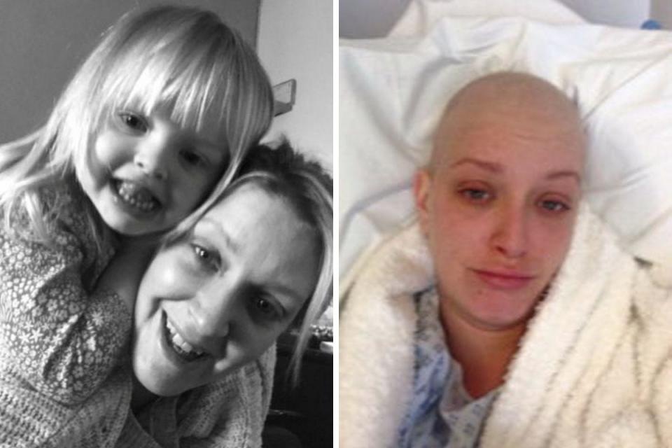 Caroline Lettres welcomed daughter Rene-Rose years after being told cancer treatment would leave her infertile <i>(Image: SWNS)</i>