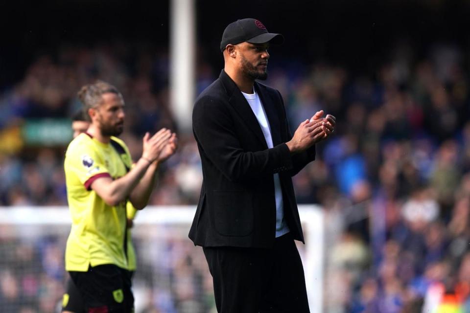 Clarets chief Vincent Kompany <i>(Image: PA)</i>