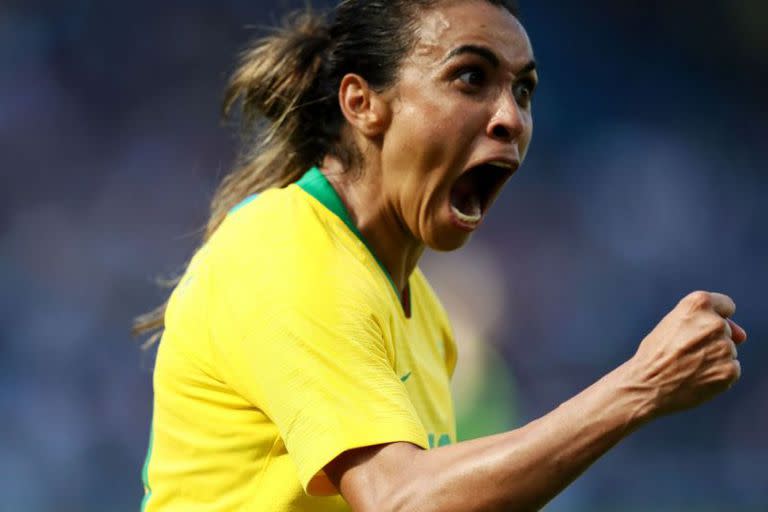 La leyenda brasileña Marta juega su sexto mundial