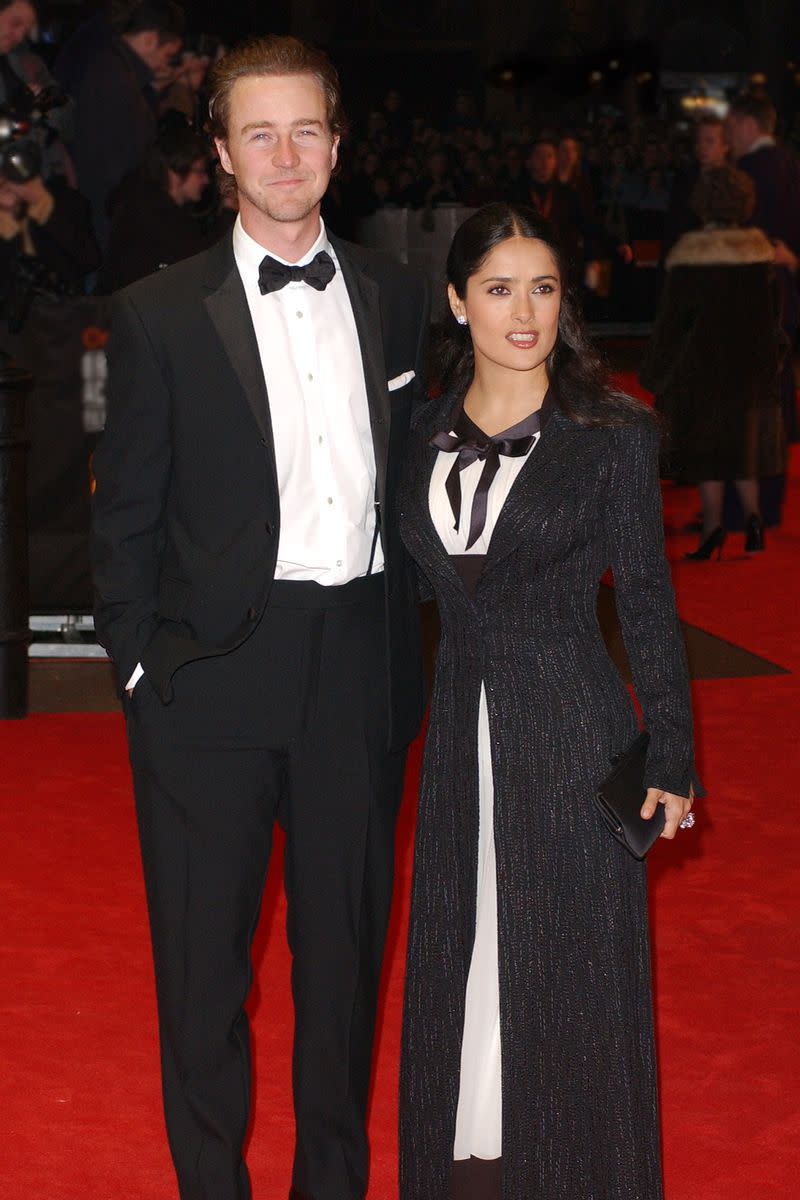 Salma Hayek and Edward Norton