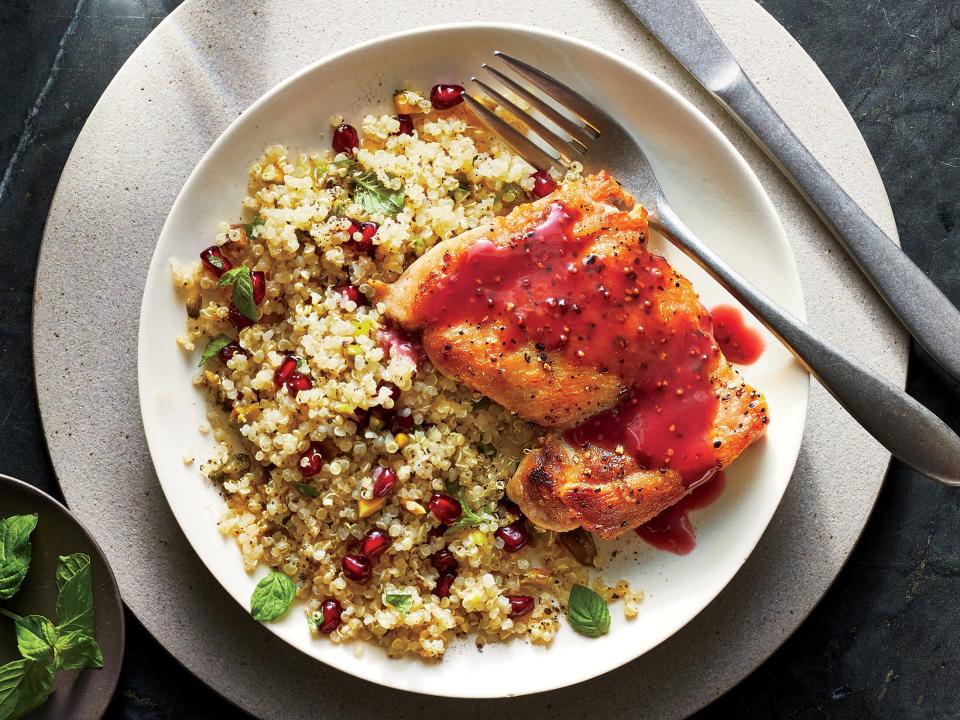 Pomegranate-Glazed Chicken