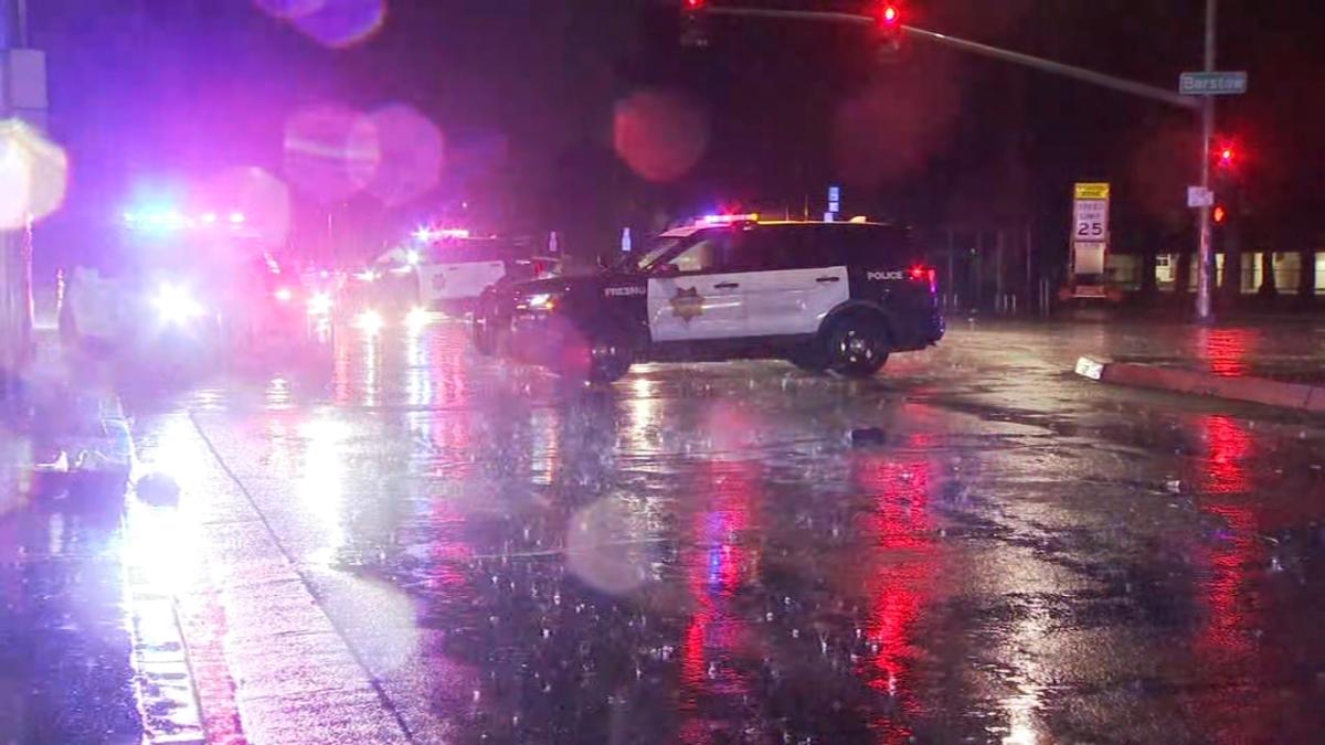 Pedestrian hospitalized after being hit by vehicle in northeast Fresno