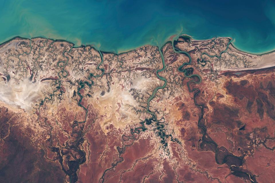 The Albert River Delta in Queensland, Australia (BBC/ESA/NASA)