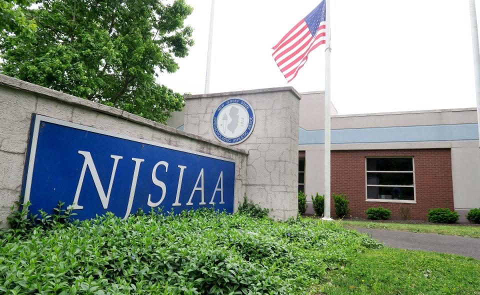 The exterior of the NJSIAA headquarters on Route 130 in Robbinsville is shown Friday, May 22, 2020.