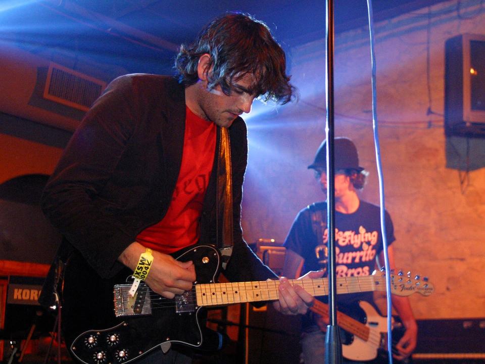 The Thrills play South by Southwest at the Exodus in 2004 in Austin, Texas (Getty)