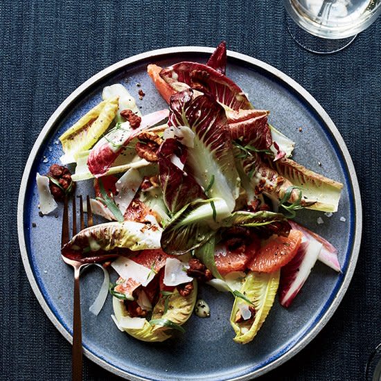 Endive-and-Manchego Salad with Smoked Cocoa Walnuts