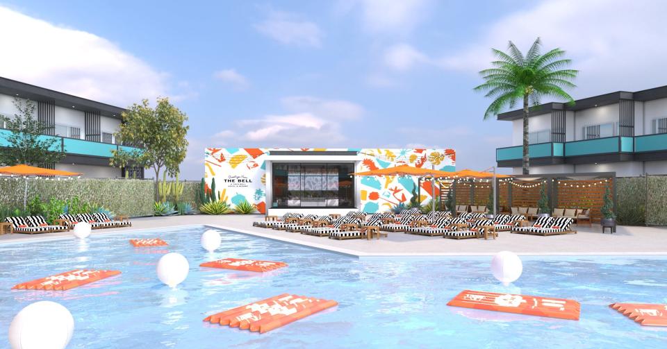 The hotel pop-up experience in Palm Springs, California, will be Taco Bell-themed to the extreme.