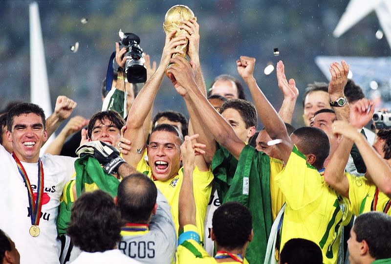 巴西奪下史無前例，至今仍無來者的第5次世界盃冠軍。（達志影像資料照）