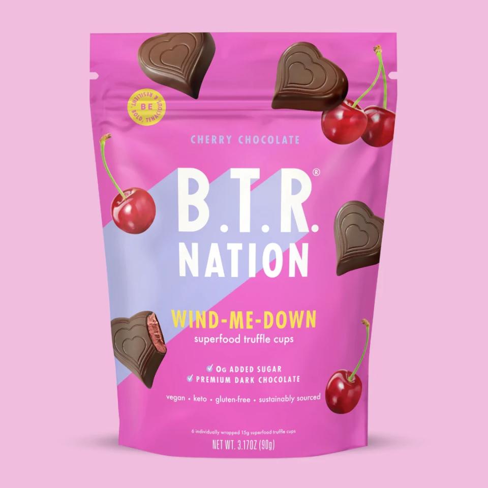 B.T.R. Nation Wind-Me-Down Cherry Superfood Truffle Cups