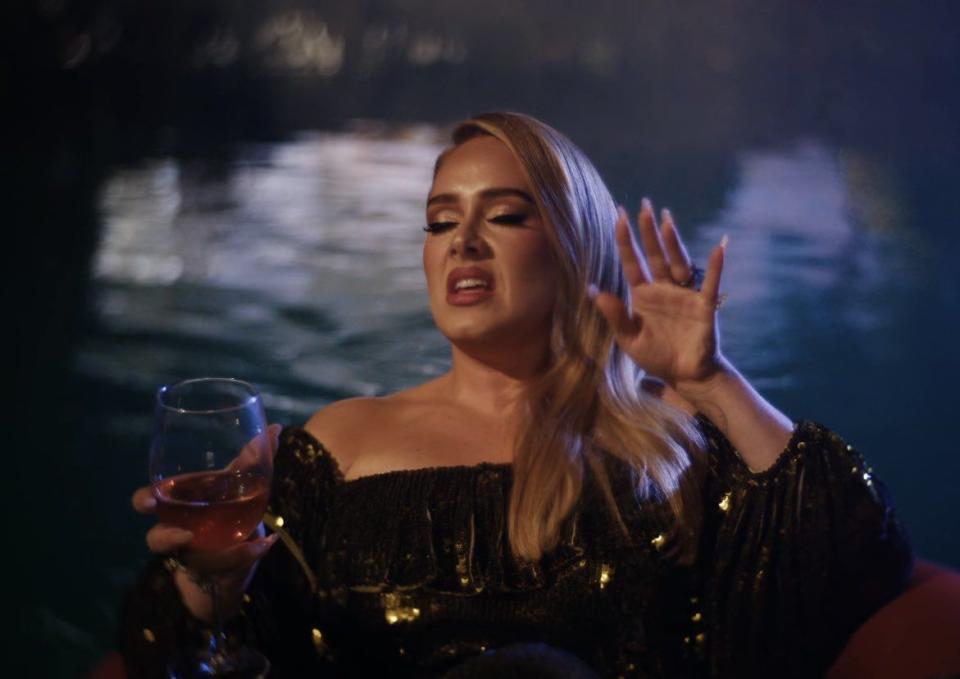 adele i drink wine