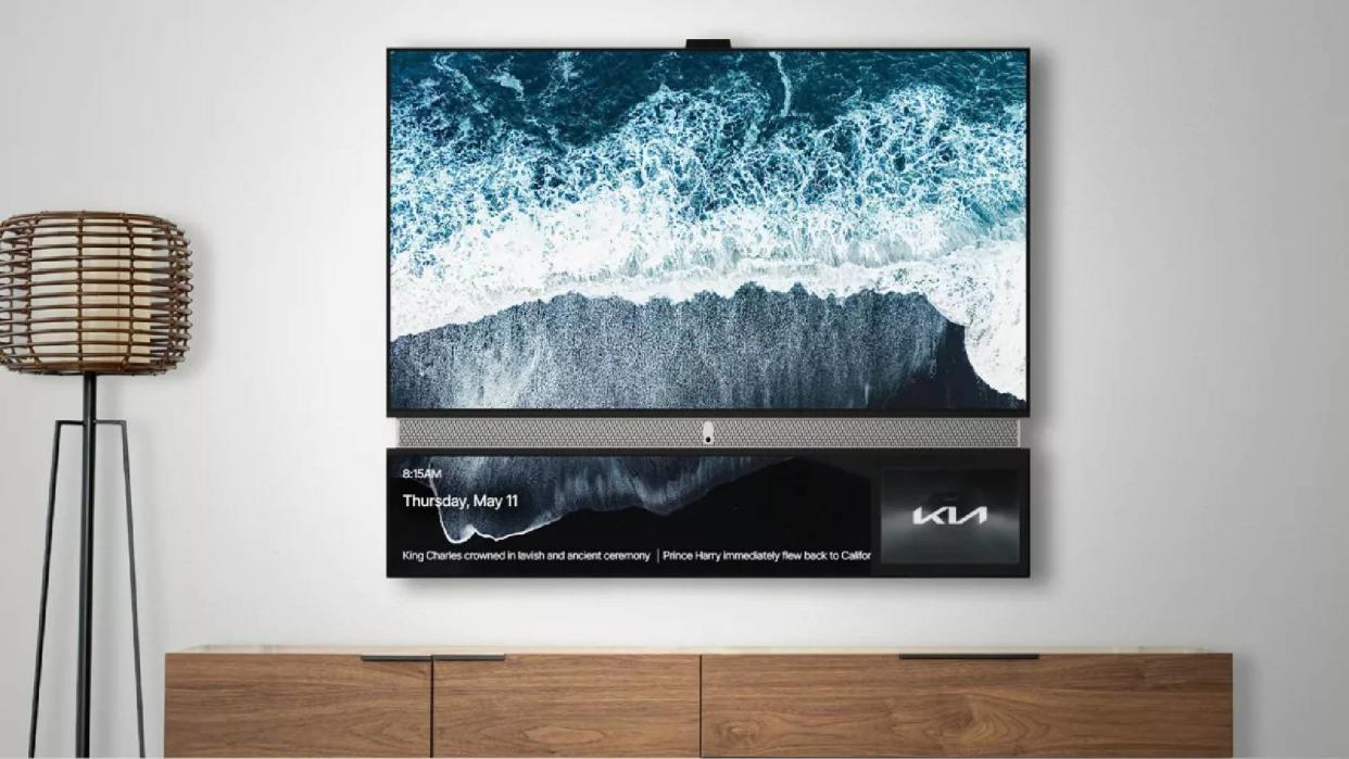  An image of Telly's free 4K TV with second display for ads 