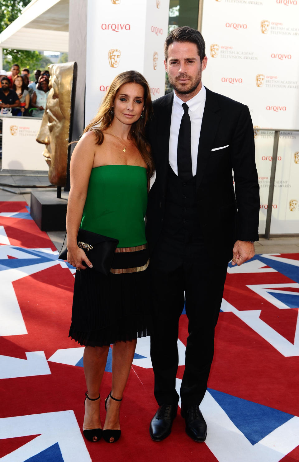 Louise and Jamie Redknapp arriving for the Arqiva British Academy Television Awards 2012 at the Royal Festival Hall, London.