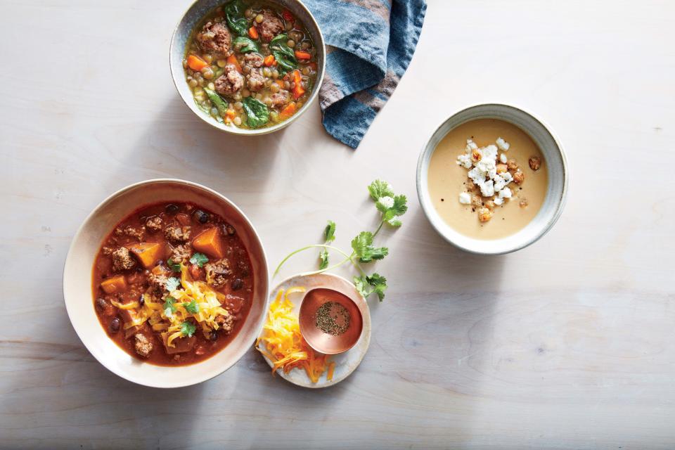 Slow Cooker Beef-and-Sweet Potato Chili