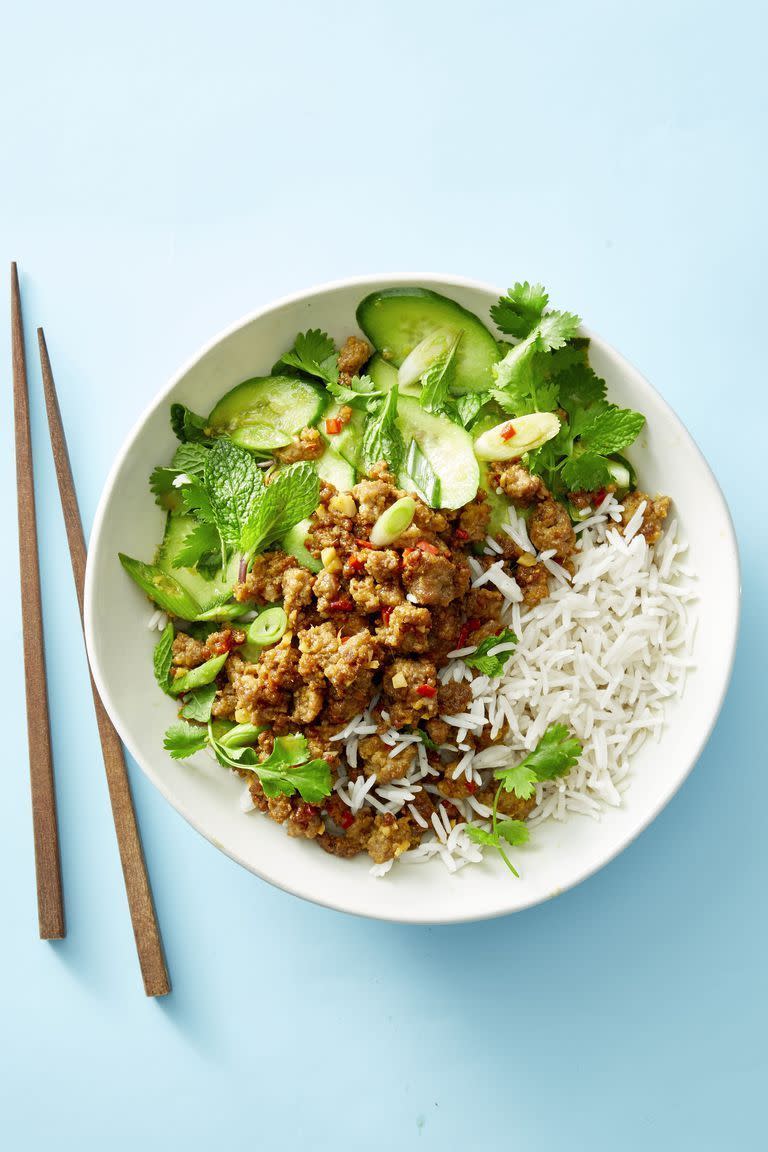 Ginger Pork and Cucumber Salad