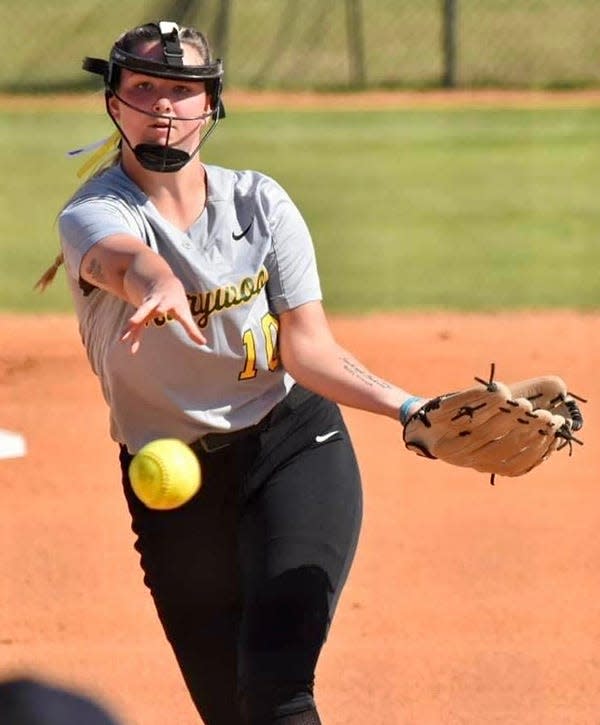 Former Lady Hornet ace Marissa Gregory earned All-Conference recognition during Week 1 action of the Marywood University softball season.