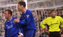 <b>Chelsea 5-0 United: Premier League, October 3 1999</b><br><br>And when Fergie's lads completed the treble at the end of the century, they were subjected to another Chelsea pounding shortly afterwards in a Massimo Taibi horror show.