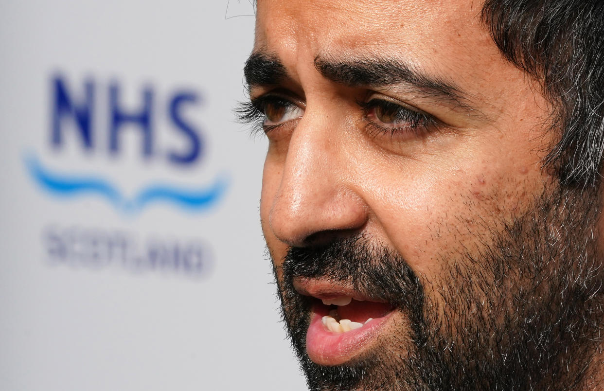 Scottish Health Secretary Humza Yousaf called on Mr Johnson to ‘do the honourable thing’ and resign (Andrew Milligan/PA)