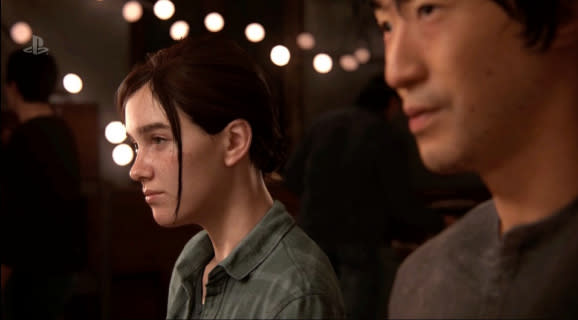 Ellie and a fellow survivor in The Last of Us Part II.