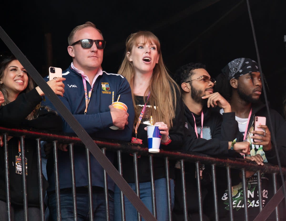 Angela Rayner at a festival in 2022 (WireImage)