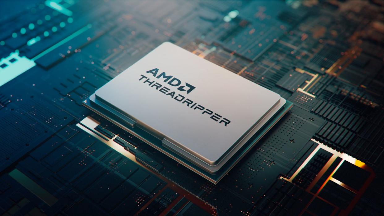  AMD Ryzen Threadripper 7000-Series render. 
