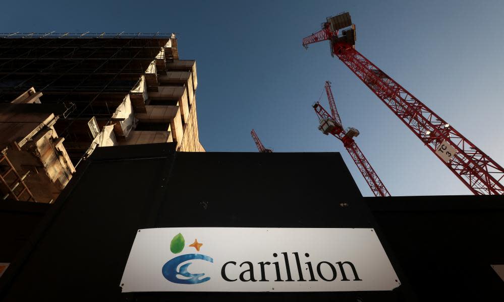 A Carillion construction site in central London