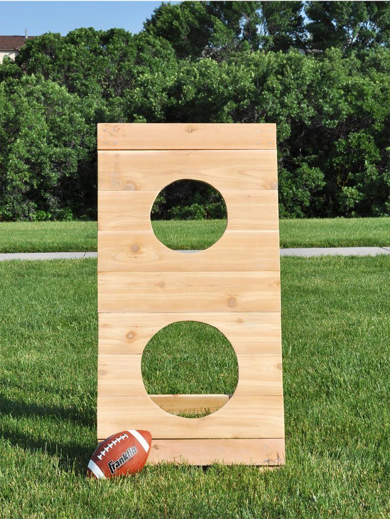 fathers day football toss game