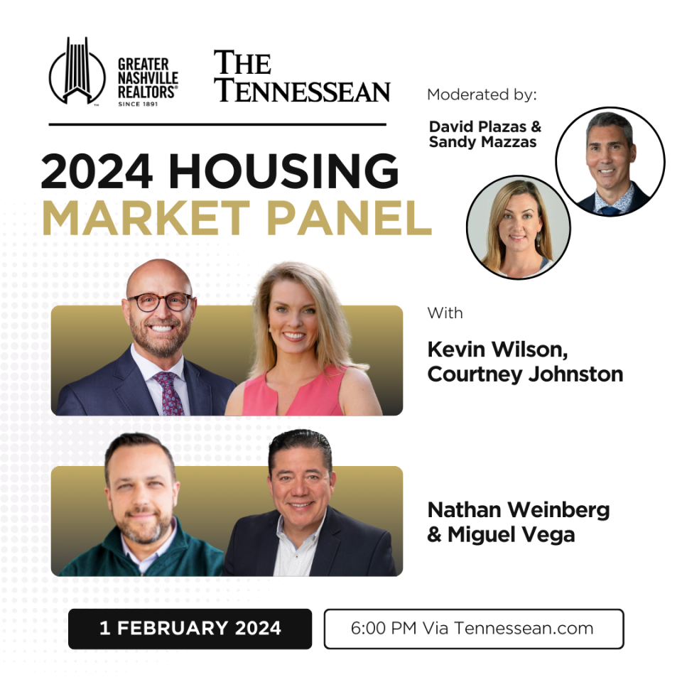 2024 Housing Market Panel on Feb. 1, 2024, on Tennessean.com.