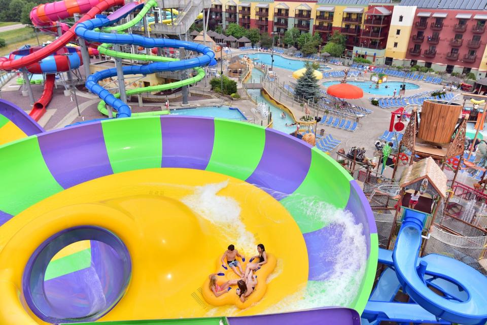 Wisconsin Dells is a four-season destination with indoor waterparks.