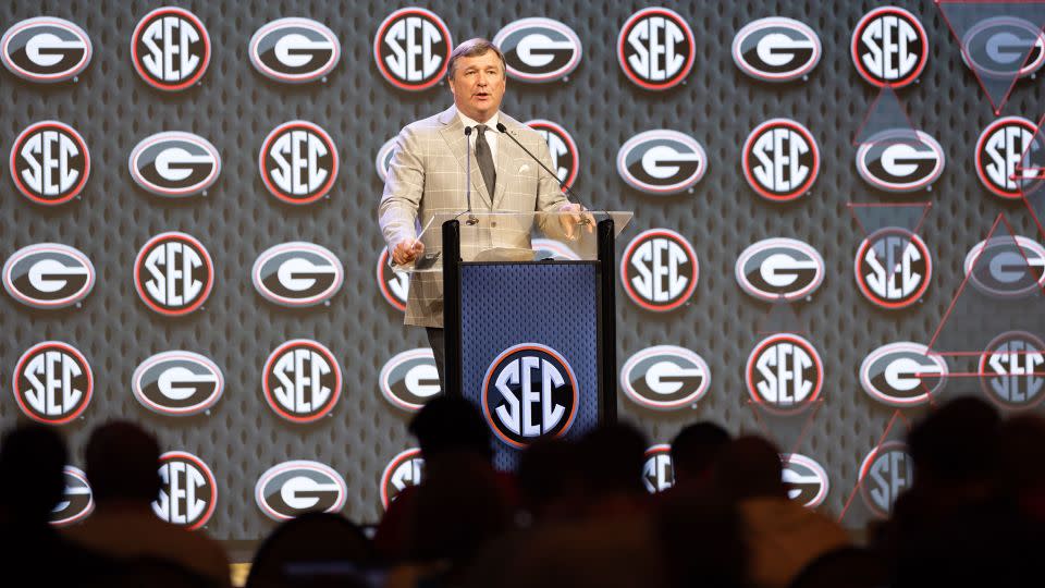 Smart led Georgia to a national championship in the 2021 and 2022 seasons. - Brett Patzke/USA TODAY Sports/Reuters