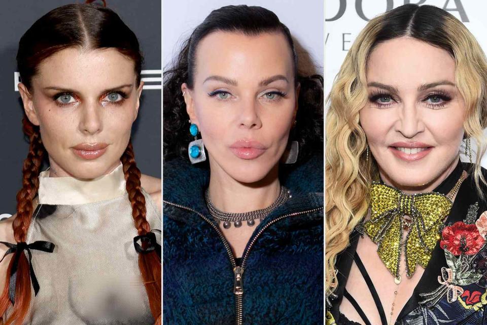 <p>Arturo Holmes/Getty Images; Lodovico Colli di Felizzano/WWD via Getty Images; Ilya S. Savenok/Getty Images</p> Julia Fox, Debi Mazar and Madonna